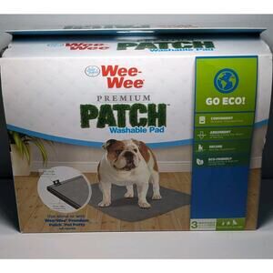 Four Paws Wee-Wee Premium Patch Washable Pad 3 Pack 22x23 Dog Potty Pad